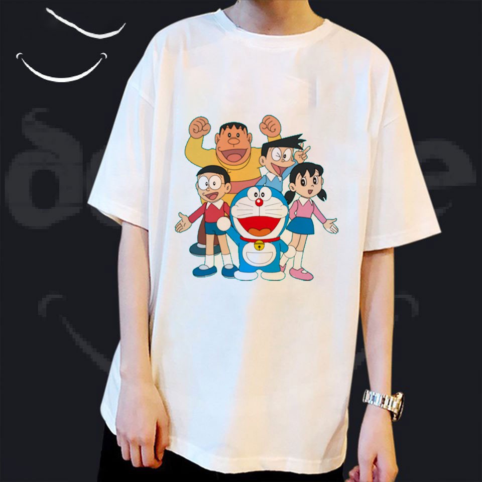 Áo Thun Phim Hoạt Hình Doraemon và Những Người Bạn  ( Có Size Trẻ Em ) 21.25
