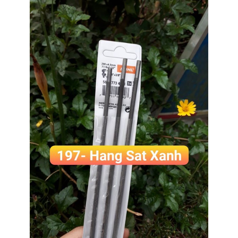 Bộ 3 Chiếc Dũa Cưa Máy STIHL Tròn 4.0 hoặc 4.8 hoặc 5.5 Chuyên dùng dũa cưa log dũa xích lam cưa gỗ