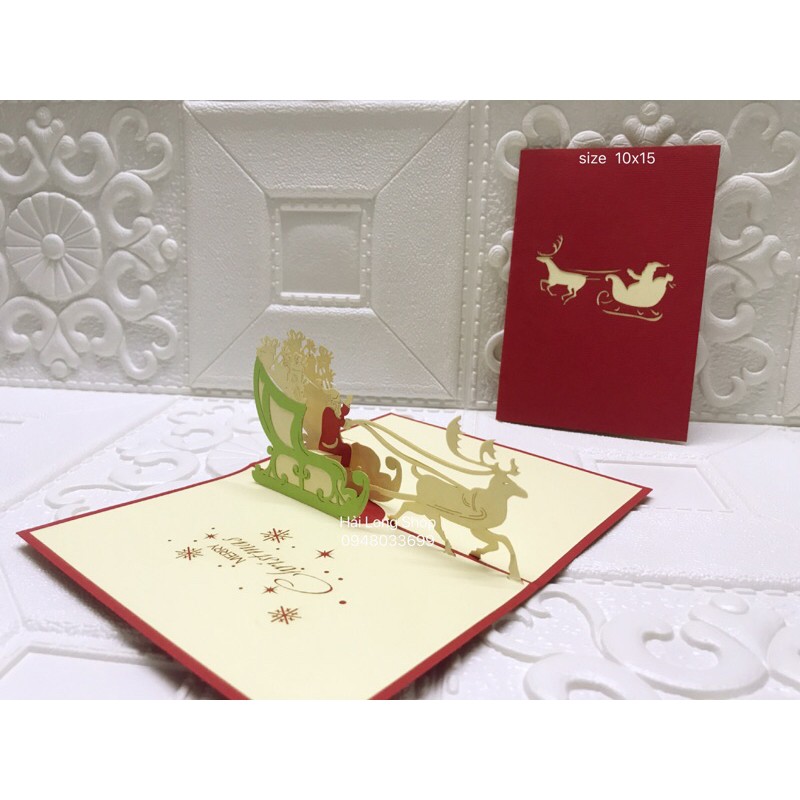 Santa 6 - Noel - Thiệp 3D | BigBuy360 - bigbuy360.vn