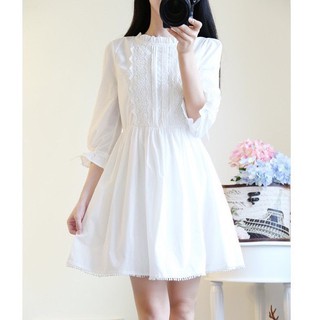 Đầm ulzzang dự tiệc tiểu thư dễ thương