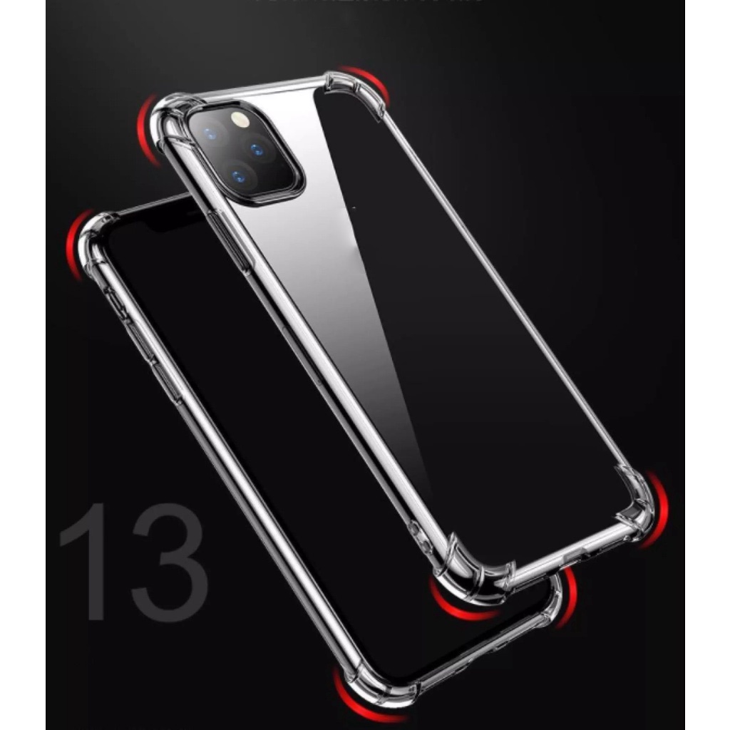 Ôp lưng các dòng iPhone 6 7 8 Plus X 11 12 13 Pro Max, silicone trong suốt, chống sốc và bảo vệ camera