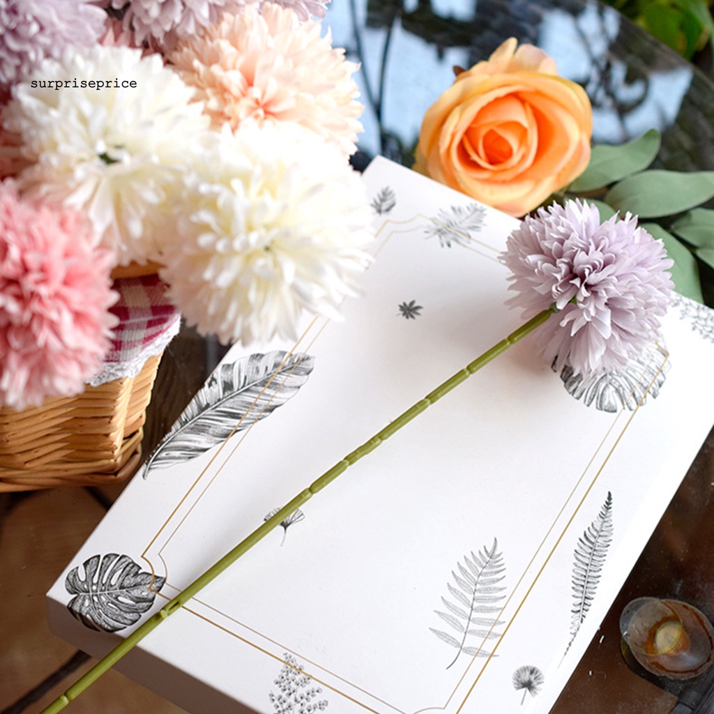 1 bó hoa bồ công anh nhân tạo bằng lụa cho trang trí