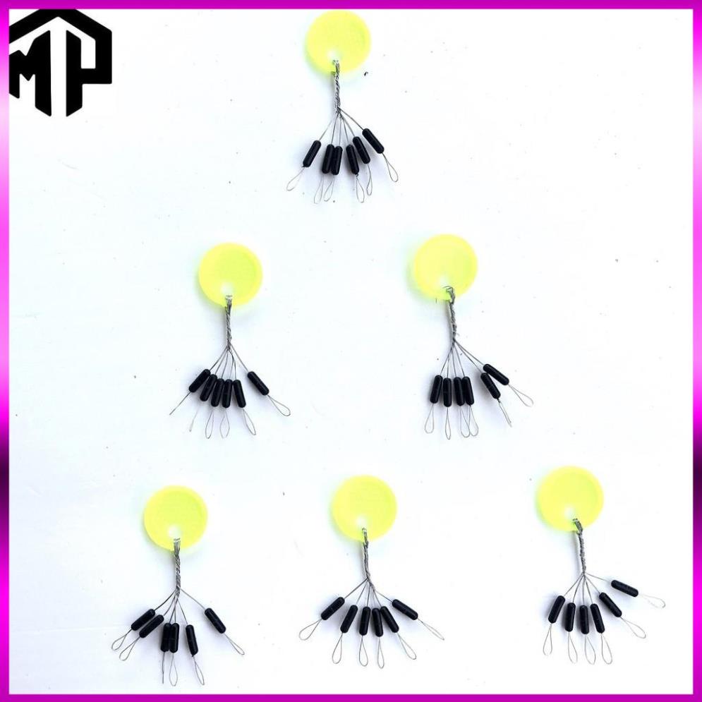 🐬 xả kho rẻ xả kho rẻ Hạt chặn phao câu cá Đồ câu cá 68 dành cho câu tay , câu đơn , câu đài 6 hạt chính hãng siêu bền 🐬