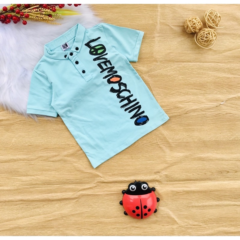 🚑 Áo cổ trụ cotton shop cho bé trai từ 8-25kg