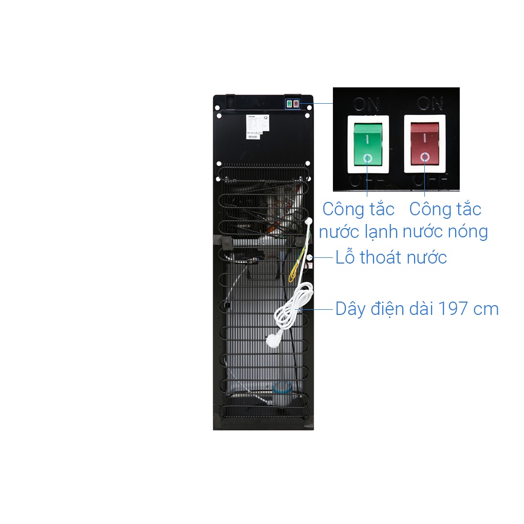 Cây nước nóng lạnh Toshiba RWF-W1669BV(K1)