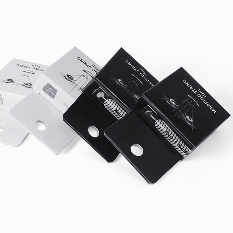 Cuộn Dây Vải Lanh 10M Màu Nâu Đo Lường Định Vị Lông Mày/Trang Điểm Lông Mày