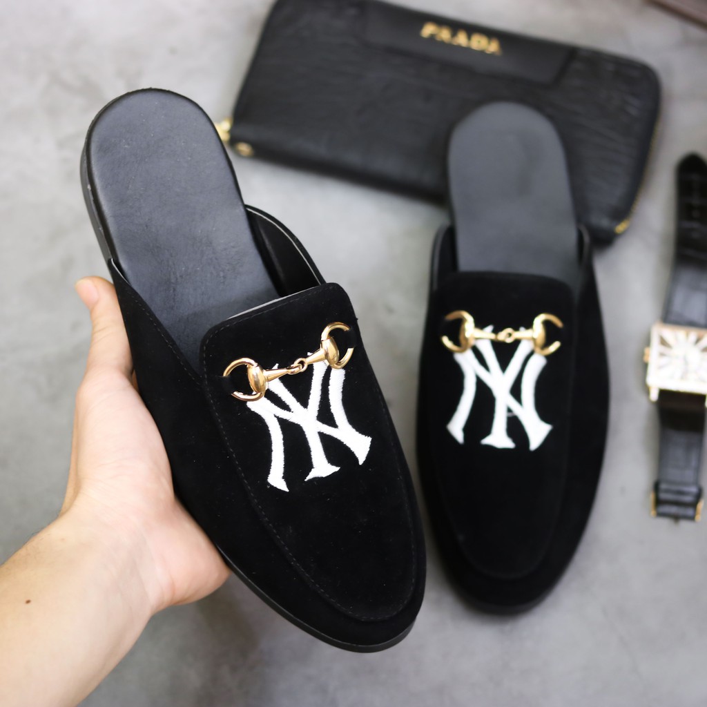 Giày Sục Nam Làm Bằng Nhung Mềm Mại - Đế Cao Su Non - Màu Đen - Mã L169 - Hàng Việt Nam | BigBuy360 - bigbuy360.vn