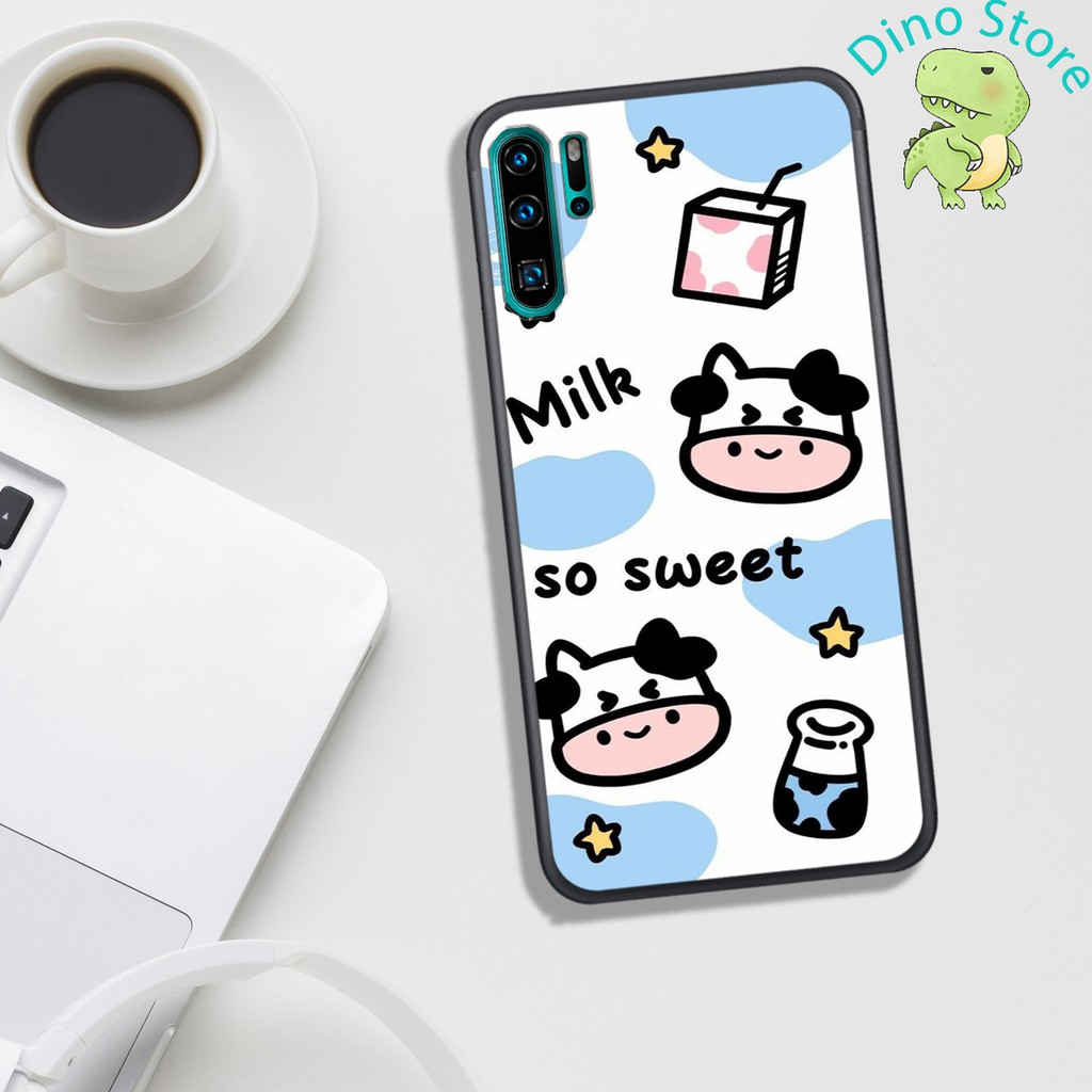 ỐP LƯNG HUAWEI P30 PRO, IN HÌNH CHÚ BÒ SỮA CUTE.