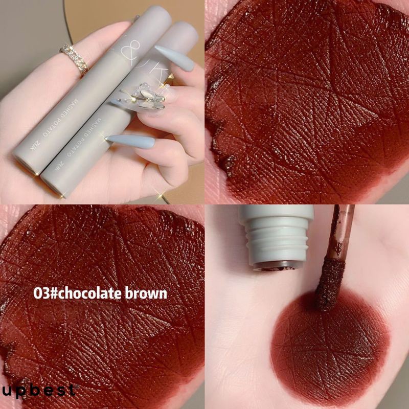 Son Kem ZUK Tông Nhung Lì Trang Điểm Làm Đẹp Môi upbest | BigBuy360 - bigbuy360.vn