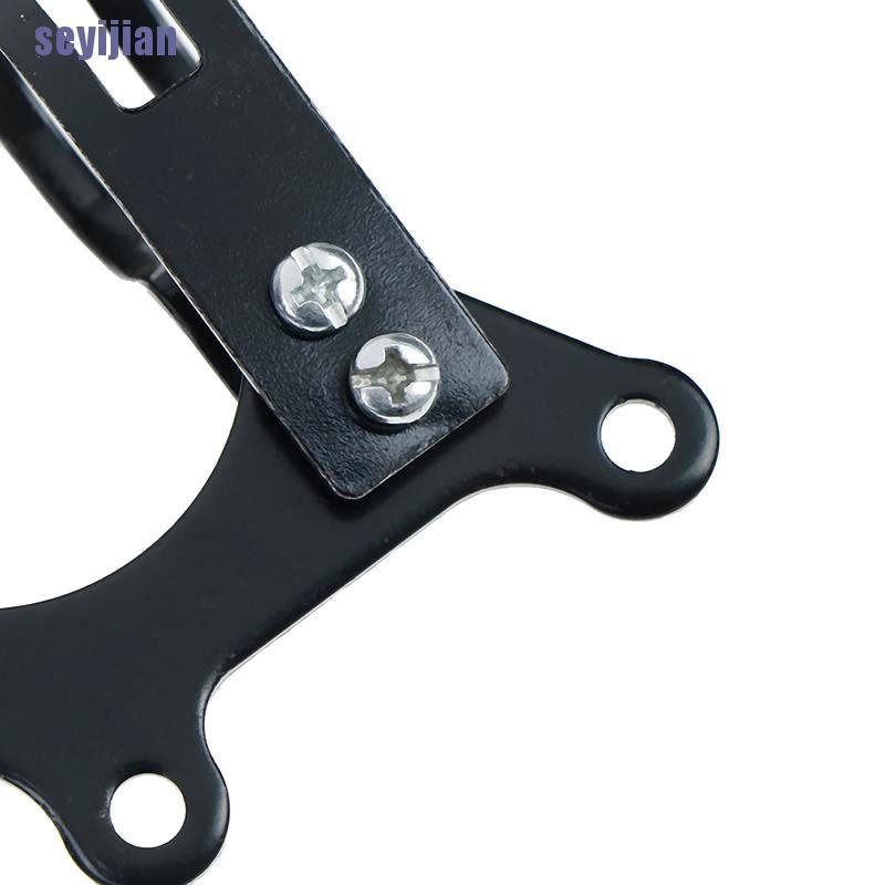 [SJ] Adjustable black bicycle bike disc brake bracket frame adaptor mounting holder  YN
