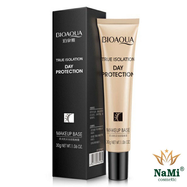 Kem lót trang điểm dưỡng ẩm Bioaqua True Isolation Make Up Base DUCAMI giúp bảo vệ da mặt và cho lớp nền đều màu hơn