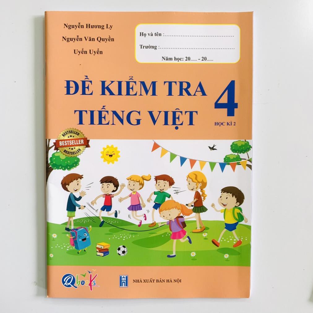 Combo Đề Kiểm Tra Toán và Tiếng Việt Lớp 4 - 2 Học Kì