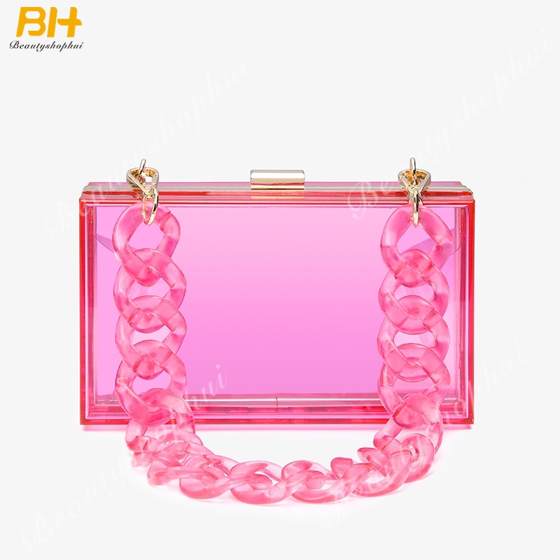 Túi đeo chéo trong suốt thời trang dành cho nữ