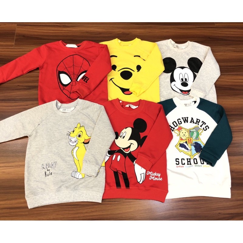 Áo nỉ HM nhiều mẫu bé trai