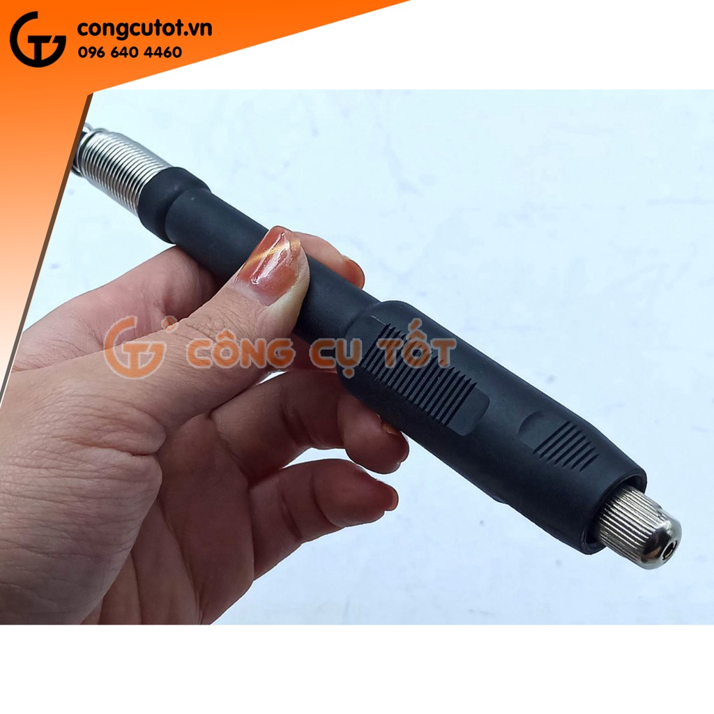 Dây truyền động máy đa năng 107cm bầu kẹp 3.2mm tay cầm nhựa đen