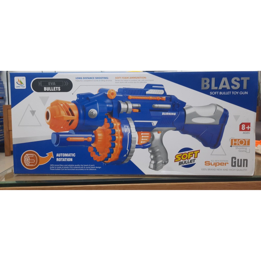 Đồ chơi Super Blast vận động ngoài trời kiểu Nerf cao cấp cỡ lớn