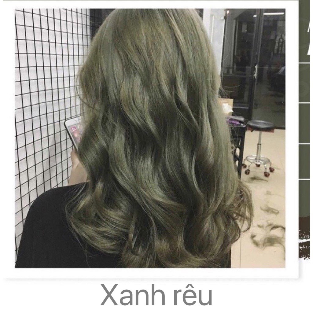 Dầu gội nhuộm tóc màu Xanh rêu Nagi DULL BLUE 15 chiết xuất từ thiên nhiên chai 400ml