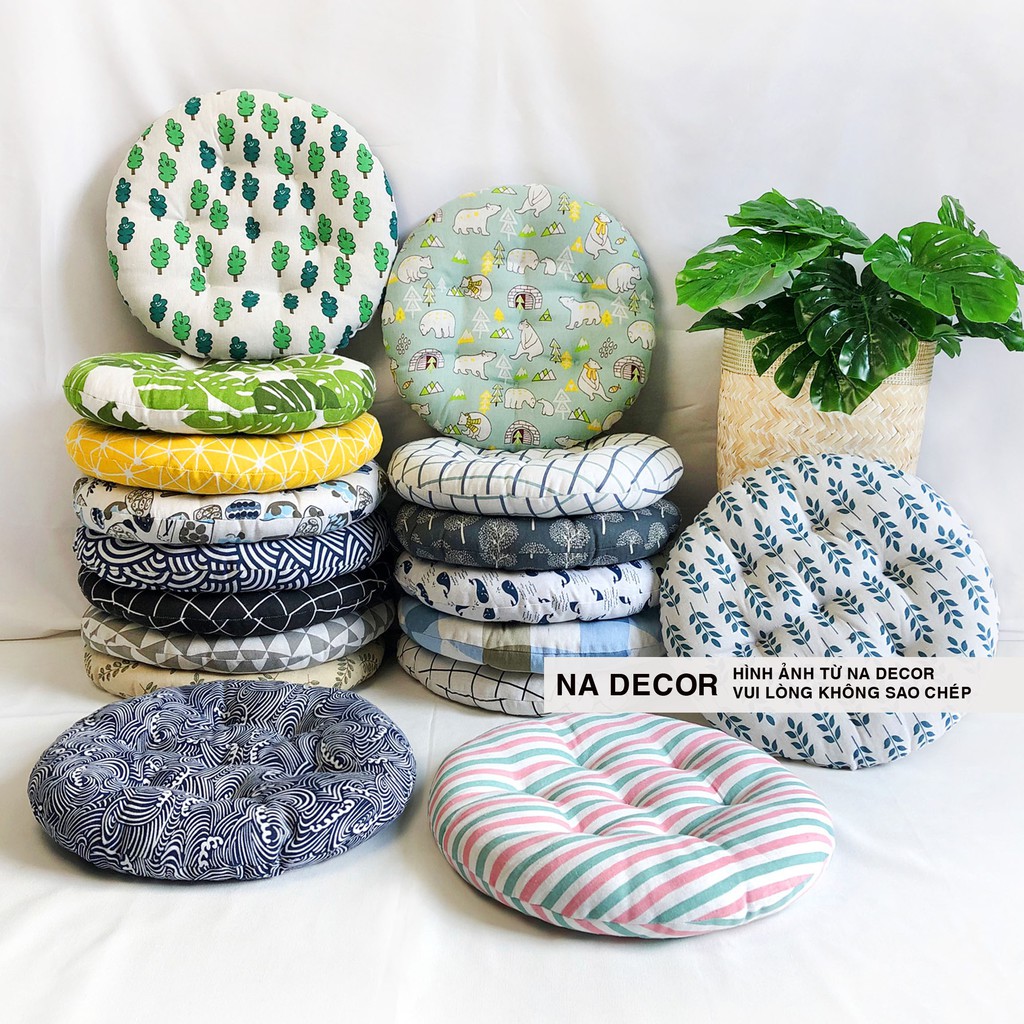 Đệm Tròn Ngồi Bệt PATTERN (No17-32) (40,45,50CM)