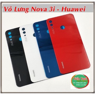 Vỏ Lưng huawei Nova 3i, kèm kính camera