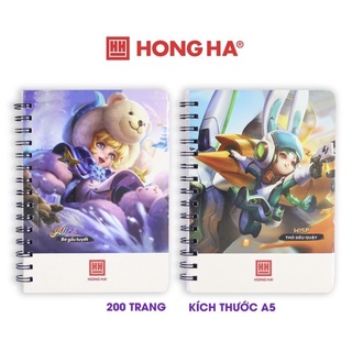 Sổ lò xo a5-200tr hồng hà
