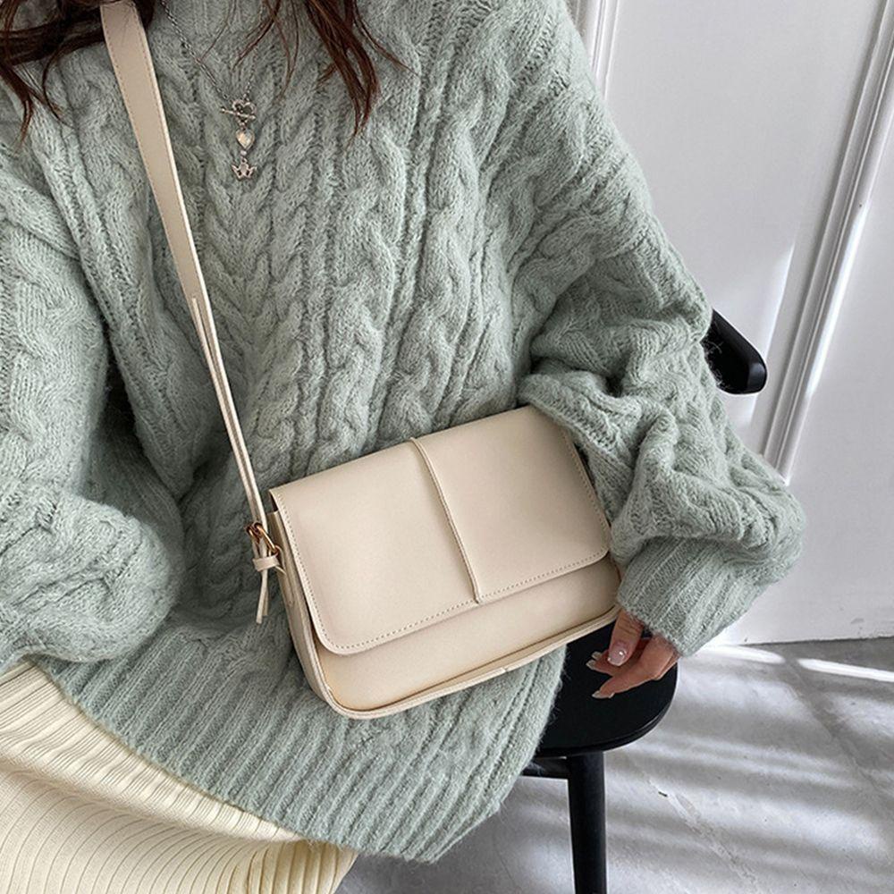 Balo Da PU Màu Trơn Cỡ Lớn Thời Trang Cho Nữ