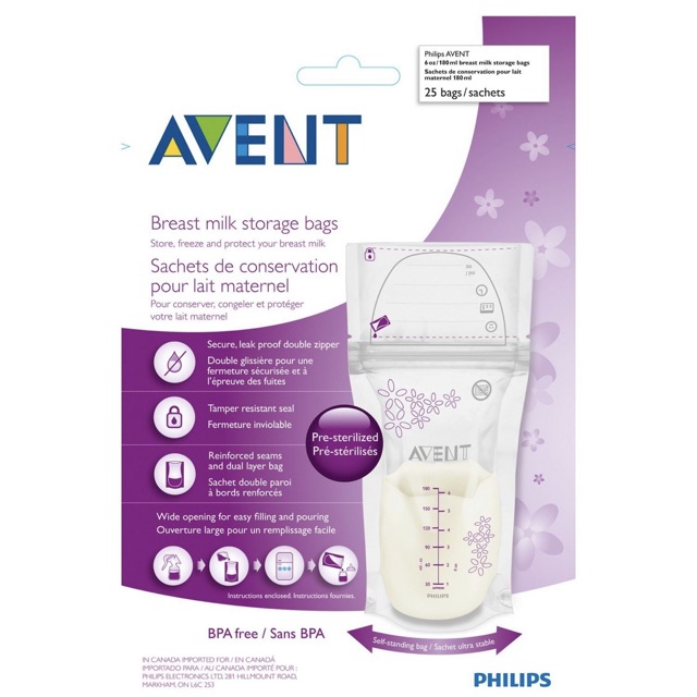 Túi trữ sữa Philips Avent