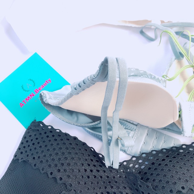 [Size32-38] Bộ đồ lót ren đáp chéo Angle's Wing siêu ngọt ngào quyến rũ, Set áo ngực ren nữ A76 | BigBuy360 - bigbuy360.vn