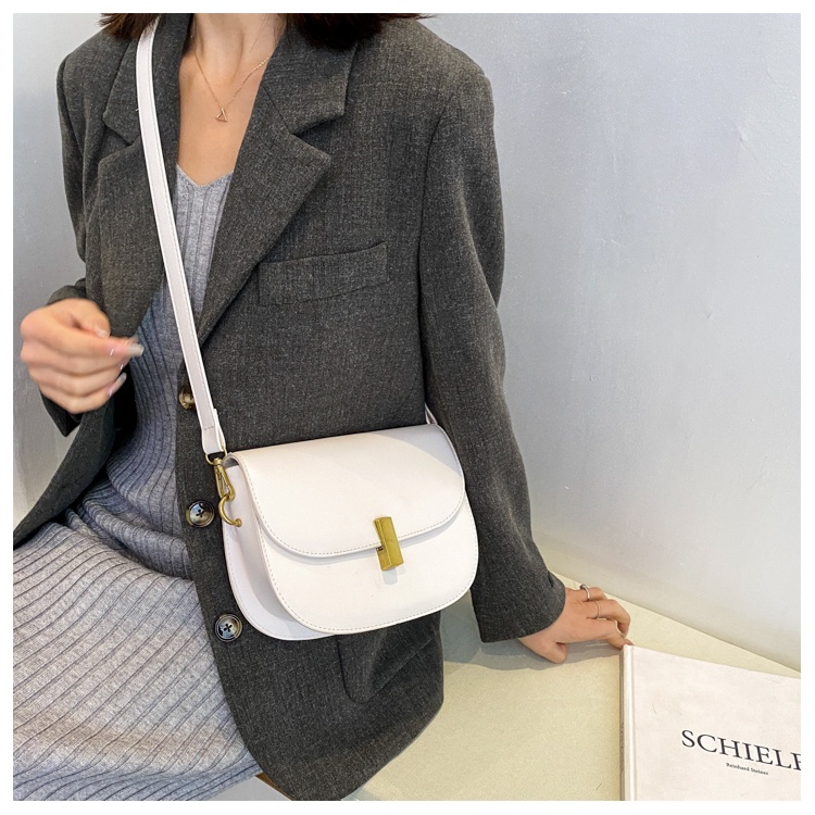 Túi xách nữ công sở khóa hình chữ nhật túi kẹp nách dây sam lonakeng shop size 20