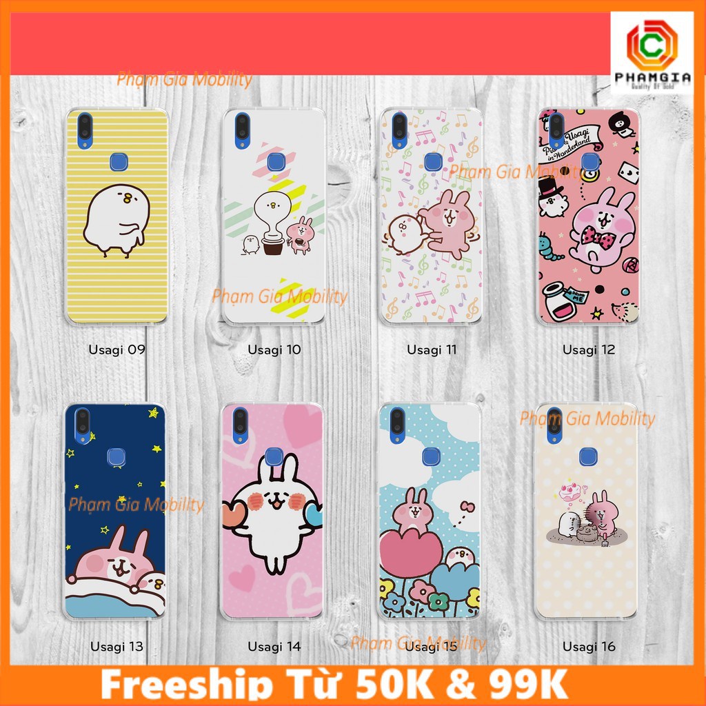 Ốp điện thoại Vsmart Joy 2 plus hình đẹp, sắc nét usagi hồng