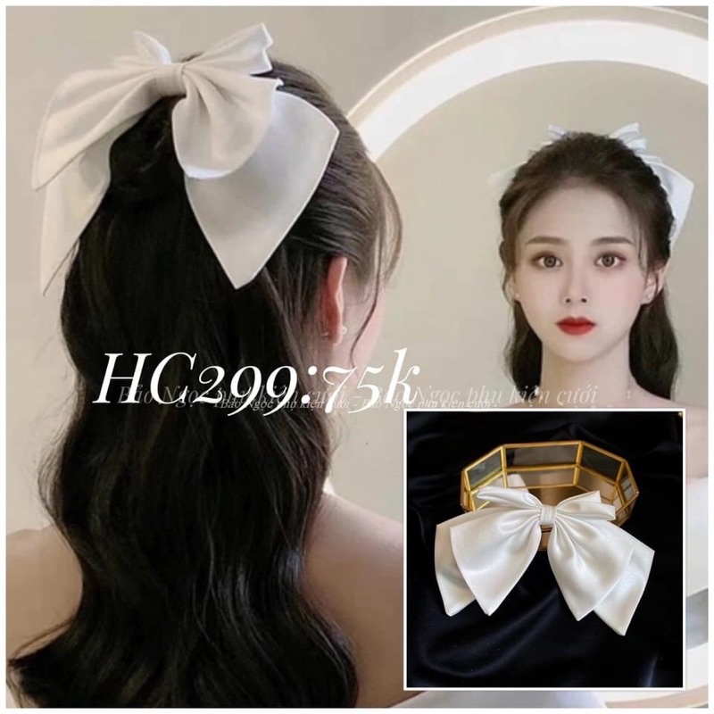 nơ cài tóc phi đẹp