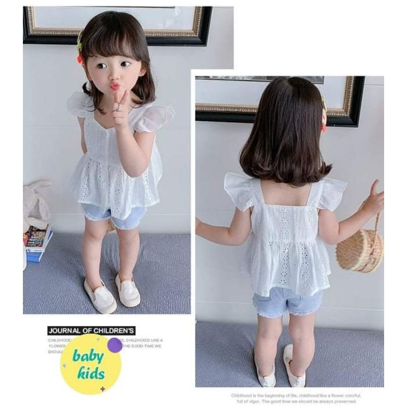 BỘ CỘC TIỂU THƯ CÁNH TIÊN QUẦN JEANS BÉ GÁI