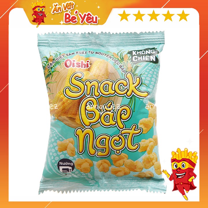 Bim bim Oishi snack bắp ngọt (bịch 20 gói 8g)