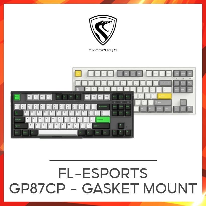 Bàn phím cơ FL-Esports GP87CP - Gasket Mount