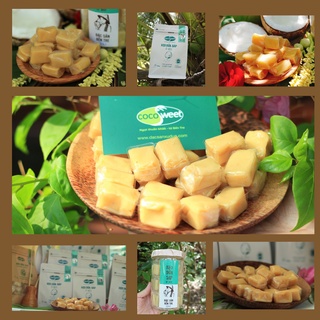 [C04]Kẹo dừa sáp ít béo Cocosweet túi 200g, nhiều cơm dừa sáp, ít nước cốt dừa - Đặc sản Bến Tre