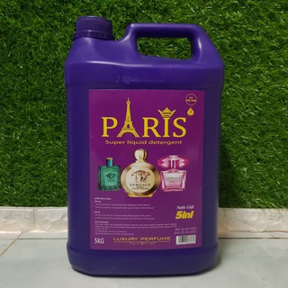Nước giặt Paris 5 Lít đam đặt (mau tim)
