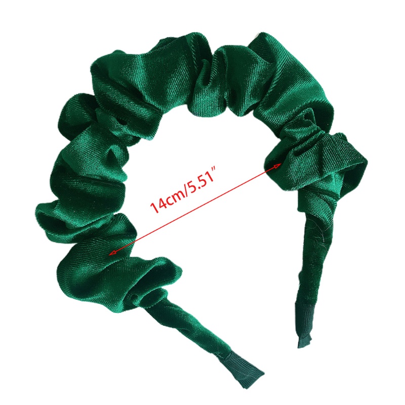 Băng Đô Cài Tóc Vải Nhung Phong Cách Vintage Thập Niên 90