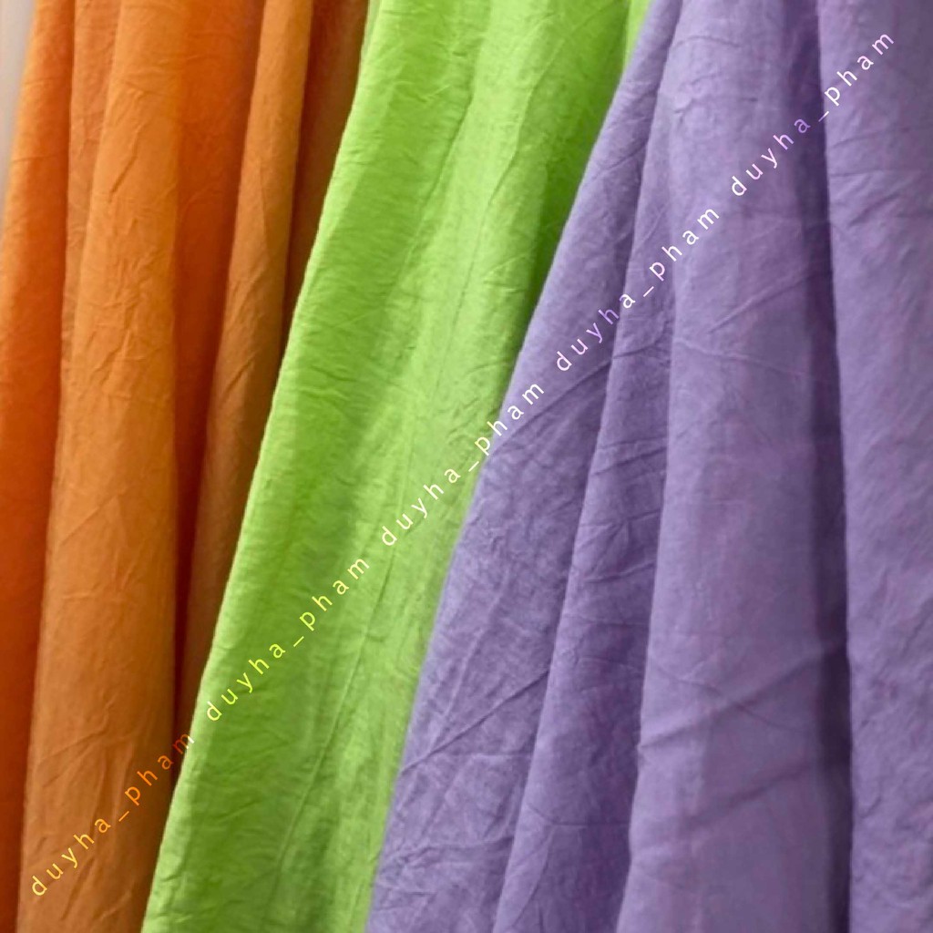 VẢI TƠ GẪY NHIỀU MÀU TRẺ TRUNG XINH XẮN
