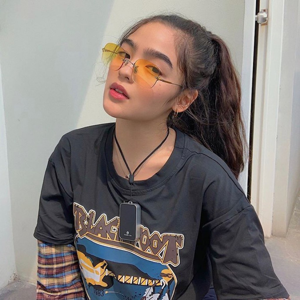 Kính râm nam nữ đẹp thời trang mắt vuông chống tia UV chống chói cao cấp Daisy Wanna Hang WHGM71