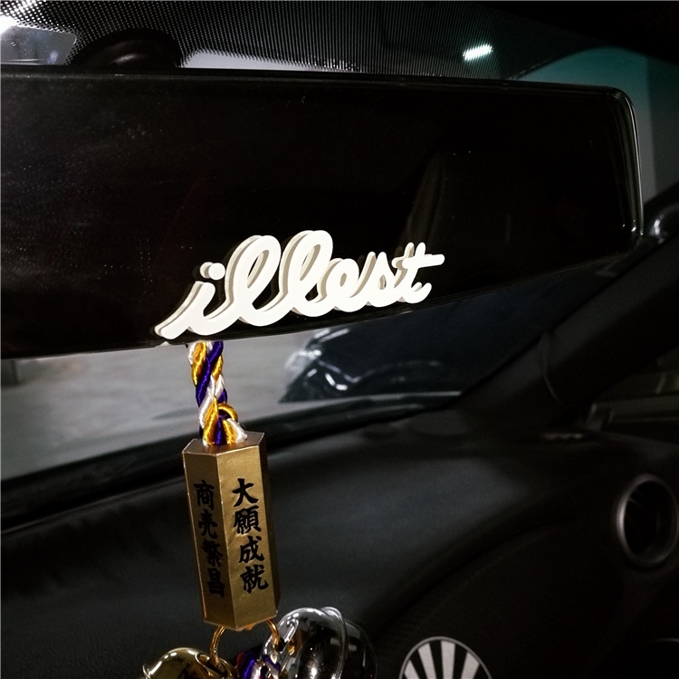 Miếng Dán Phản Quang P-a225.Ilest Trang Trí Gương Chiếu Hậu