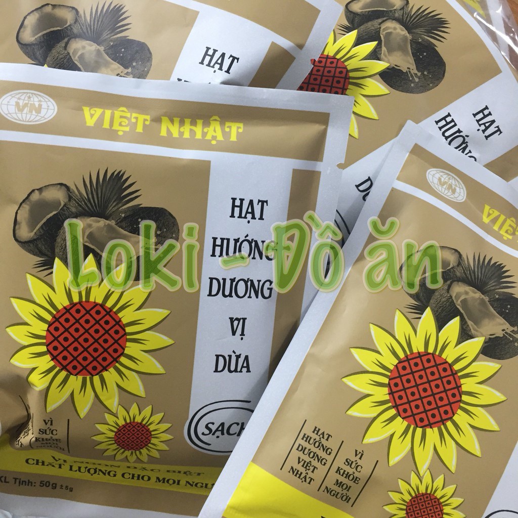 [Mã 156FMCGSALE hoàn 8% đơn 500K] Hạt hướng dương vị muối Việt Nhật 50gr | BigBuy360 - bigbuy360.vn