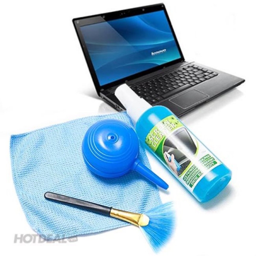 Bộ dụng cụ 4 trong 1 vệ sinh máy tính, laptop, điện thoại, đồng hồ...