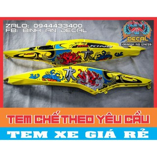 TEM RỜI EXCITER 150 CÁ CHÉP