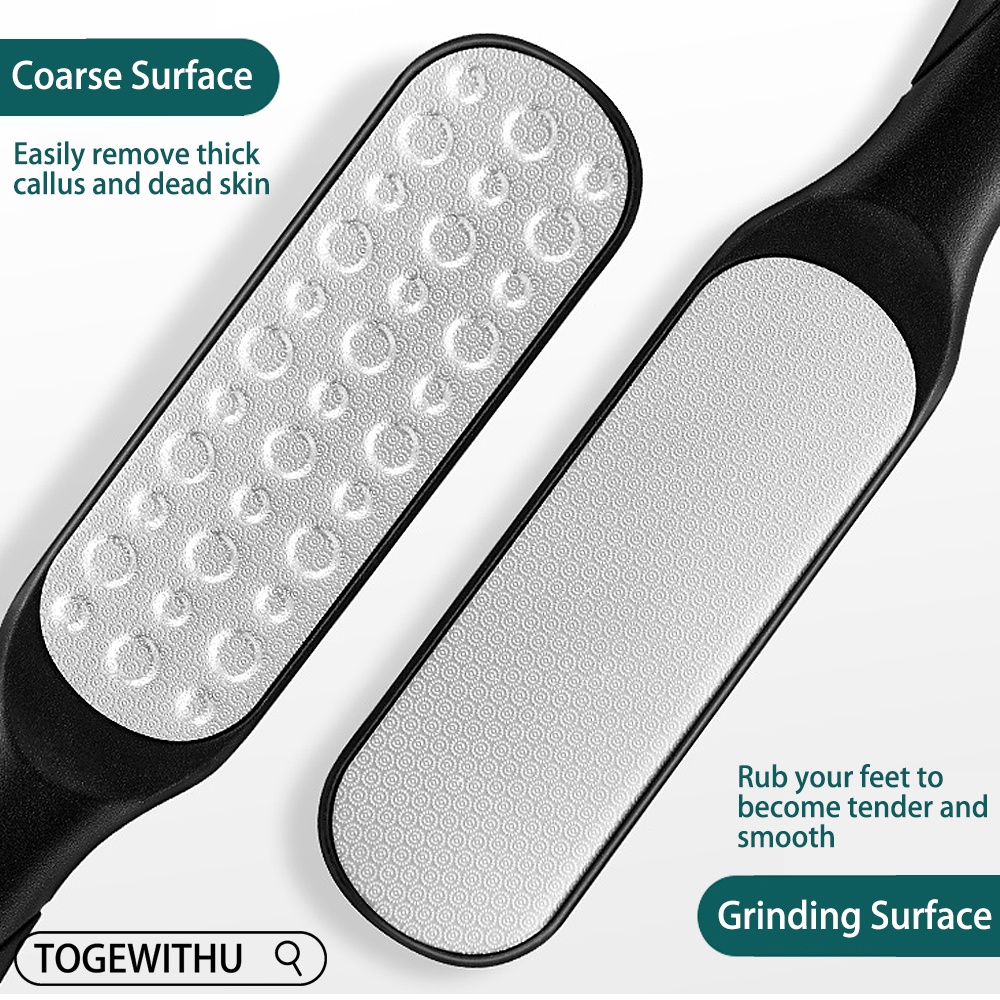Dụng cụ tẩy tế bào chết bàn chân TOGEWITHU hai mặt chuyên nghiệp