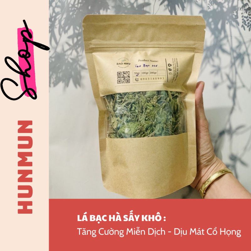 Trà Lá Bạc Hà Sấy Lạnh Handmade Cao Cấp