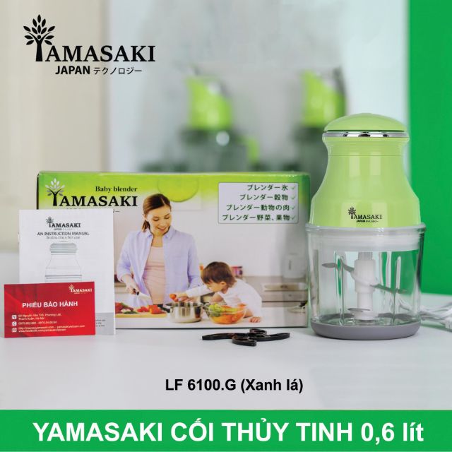 Máy xay Yamasaki Baby LF6100 - CỐI THỦY TINH - MUA 1 TẶNG 1 - Hỗ trợ phí vận chuyển 30k