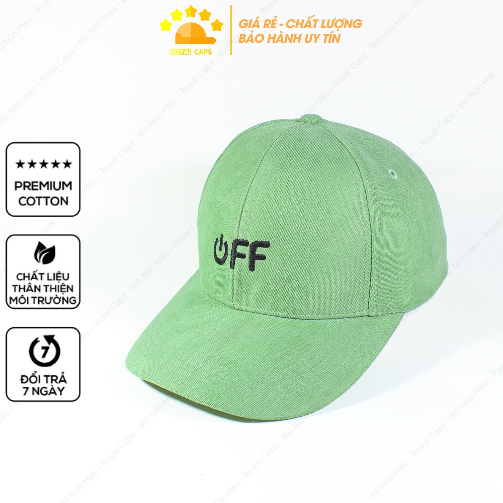 Mũ Lưỡi Trai Nón Lưỡi Trai Nam Nữ Nhung Mịn Hàn Quốc Thêu OFF Nón Kết - Royal Caps