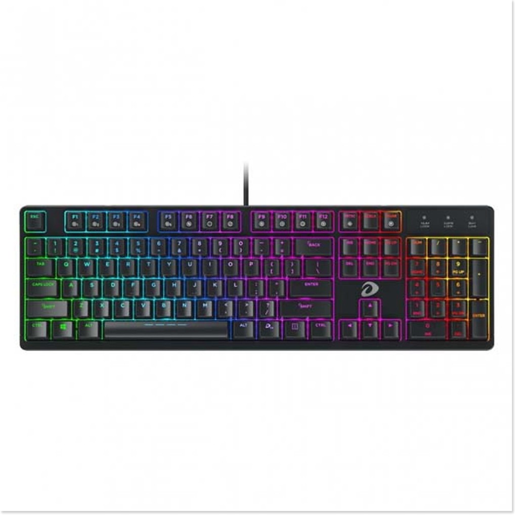 Bàn Phím Cơ Gaming DAREU DK1280 104KEY (RGB, Blue/ Brown/ Red D Switch)- Hàng Chính Hãng