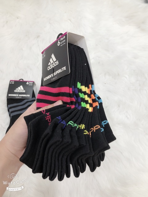 Tất Adidas nữ chính hãng- hàng mỹ sách tay 100%