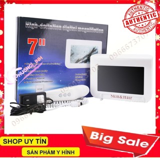 [Mã PHUOXU20 hoàn 75% xu đơn 250k] Máy Soi Da cầm tay 7inch Tích Điện 2020