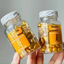 Vitamin E Health Pro Royal Jelly 90 Viên - Viên Thoa Dưỡng Da Mặt Chiết Xuất Từ Sữa Ong Chúa và Vitamin E